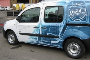 mercedes benz van graphics