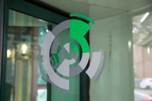 safety window graphics using logo