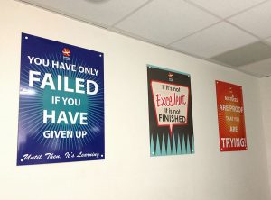 wall mounted interior signs