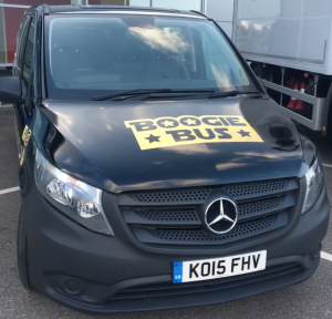 Front of the Boogie Bus