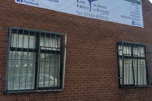 An example of a lightweight and flexible PVC banner attached to a building