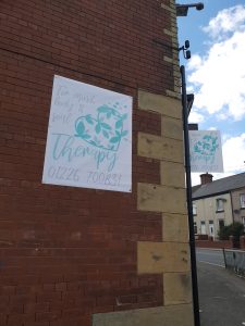 An example of a PVC banner