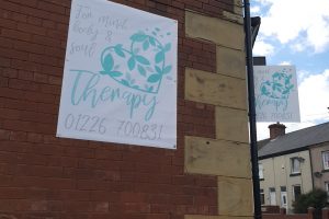 An example of a PVC banner