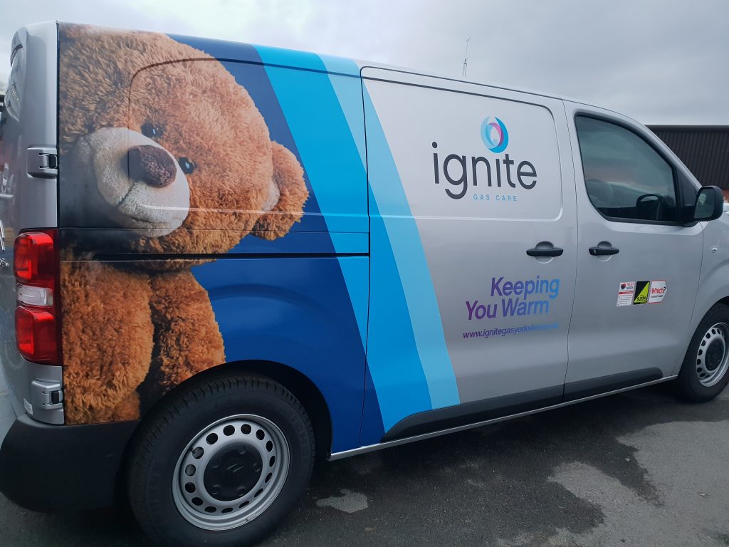 Ignite Gas Care Vehicle Graphics