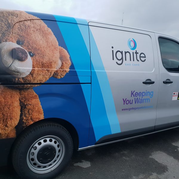 Ignite Gas Care Vehicle Graphics