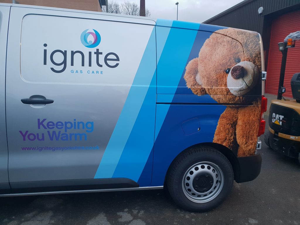 Ignite Gas Care Vehicle Graphics